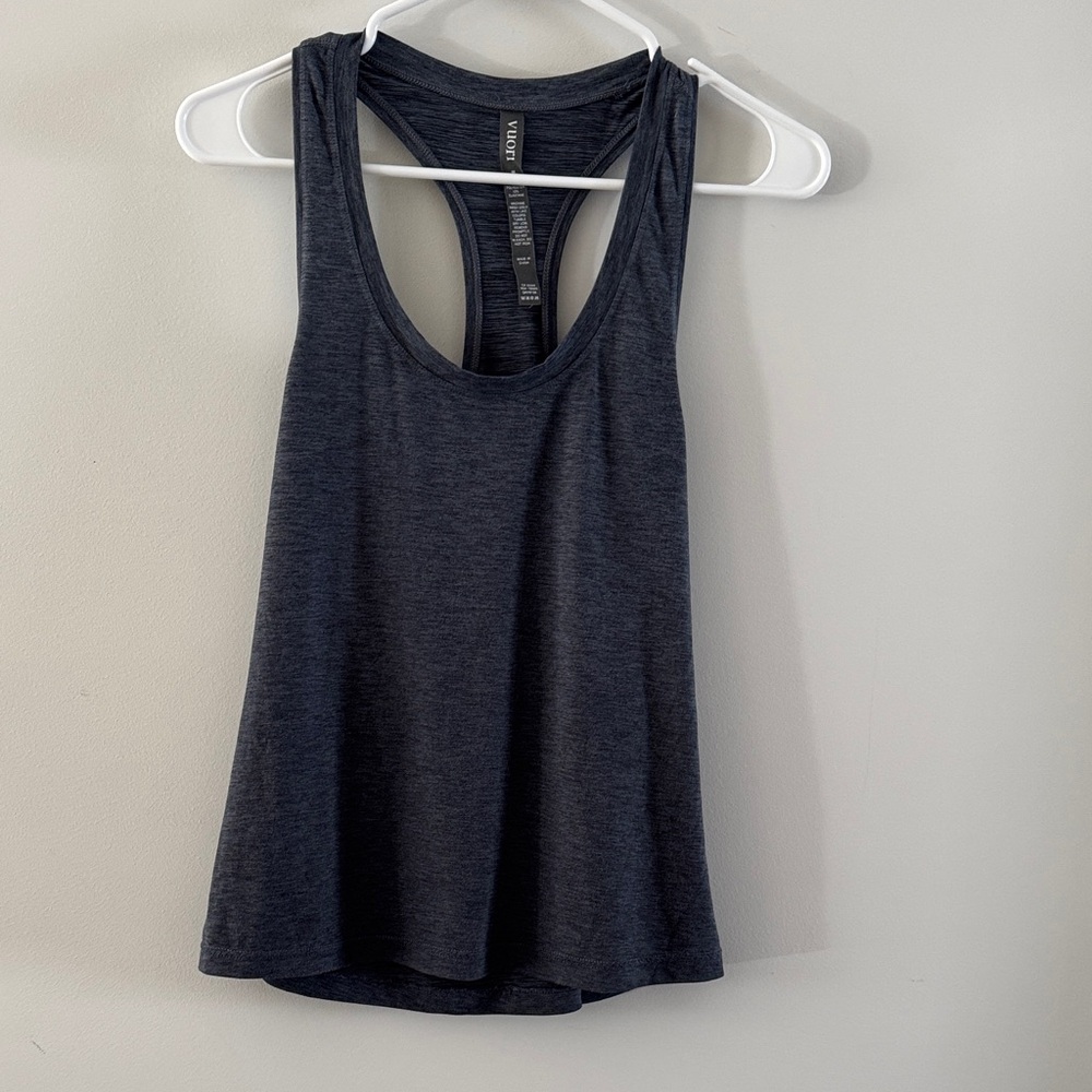 Vuori Women's Charcoal Racerback Tank